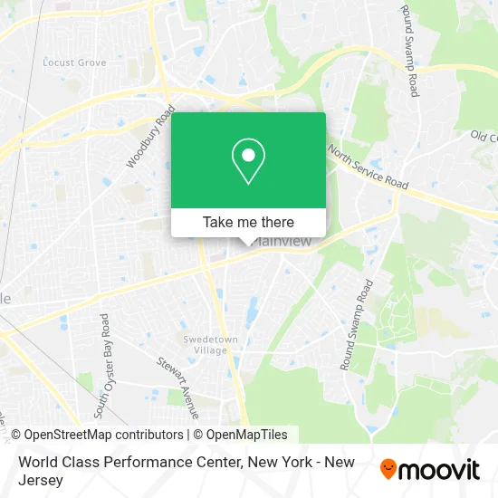 World Class Performance Center map