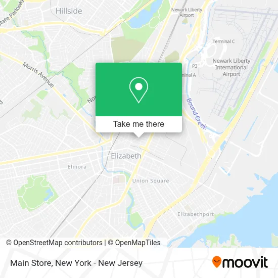 Main Store map