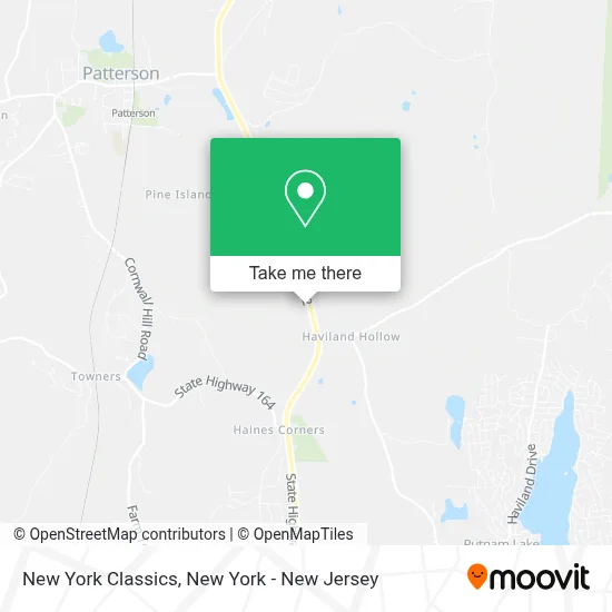 New York Classics map