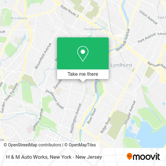 H & M Auto Works map