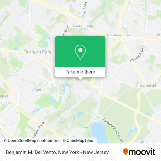 Benjamin M. Del Vento map
