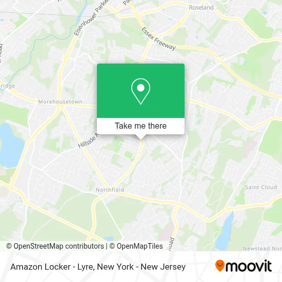 Amazon Locker - Lyre map