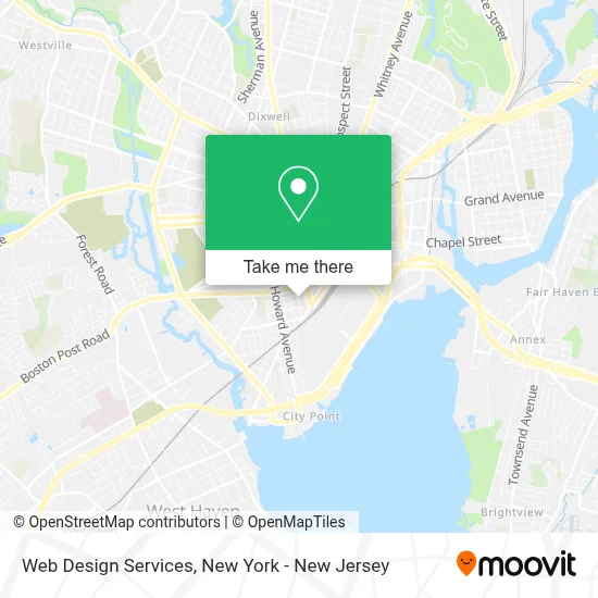 Web Design Services map