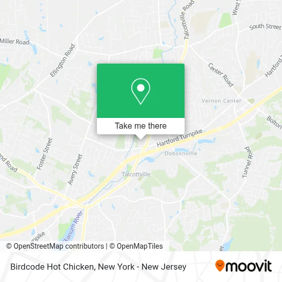 Birdcode Hot Chicken map