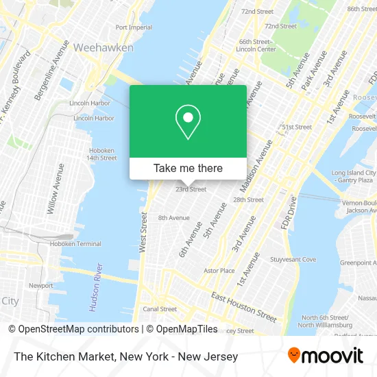 The Kitchen Market map