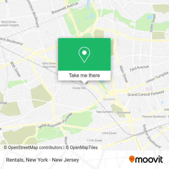 Rentals map