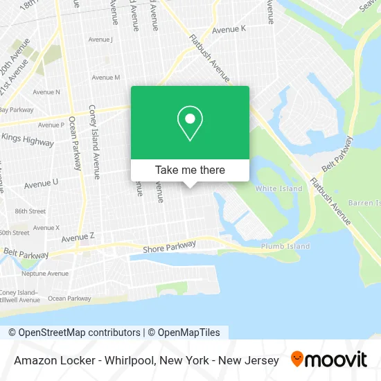 Amazon Locker - Whirlpool map