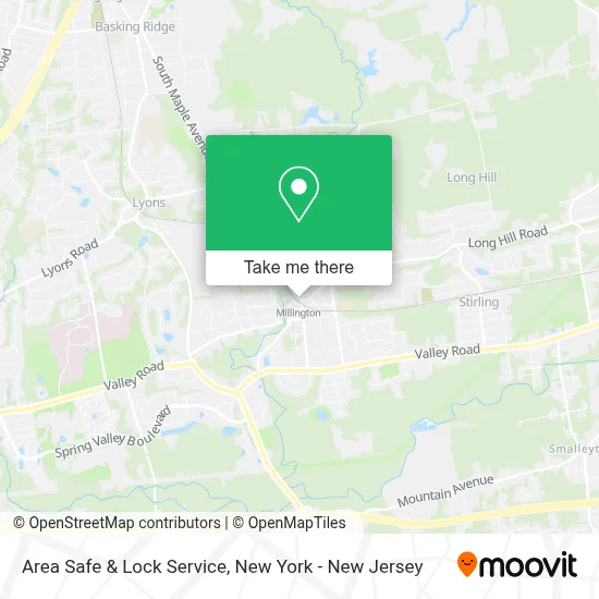 Area Safe & Lock Service map