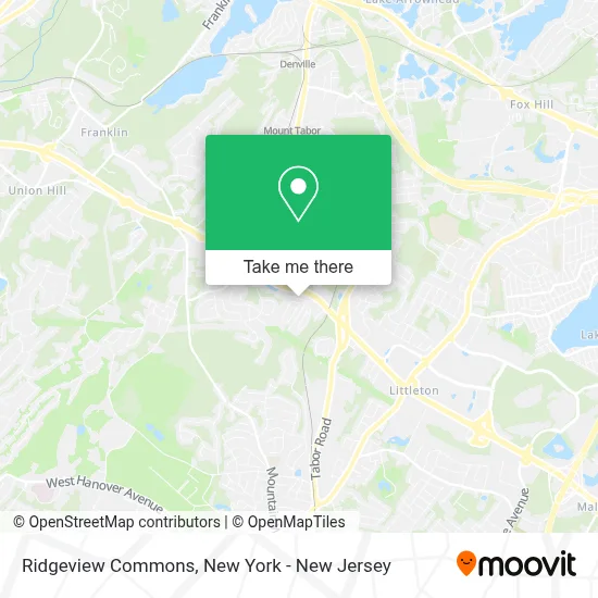 Ridgeview Commons map