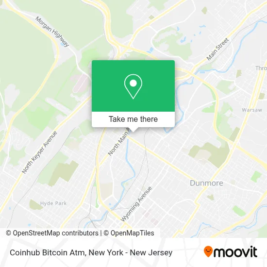 Coinhub Bitcoin Atm map