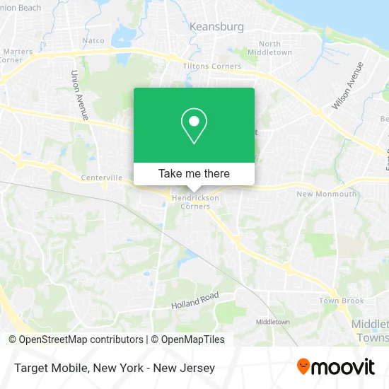 Target Mobile map