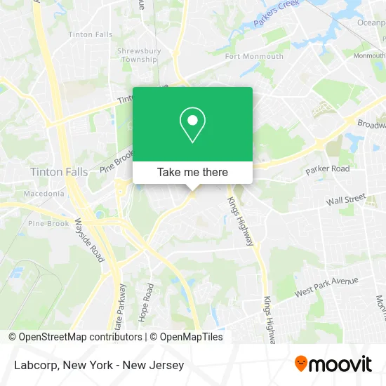 Labcorp map