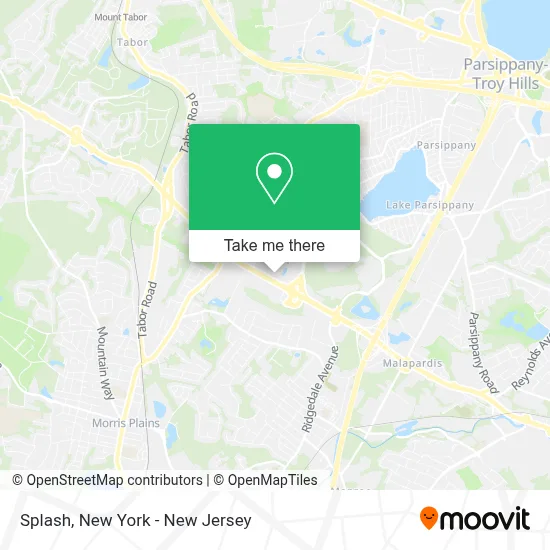 Splash map