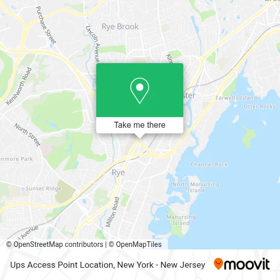 Ups Access Point Location map