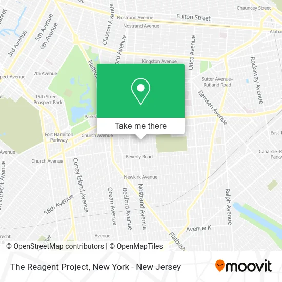 The Reagent Project map