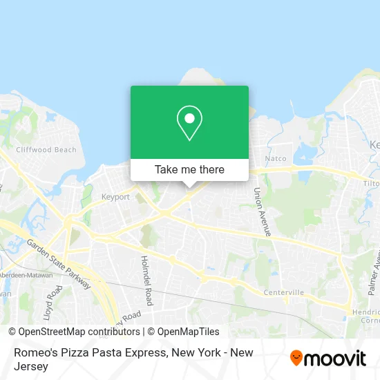 Romeo's Pizza Pasta Express map
