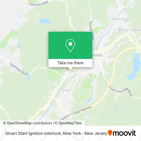 Smart Start Ignition Interlock map