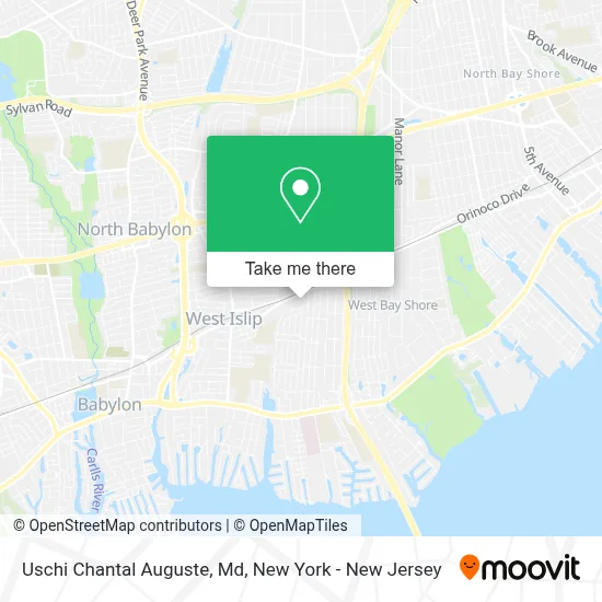Uschi Chantal Auguste, Md map