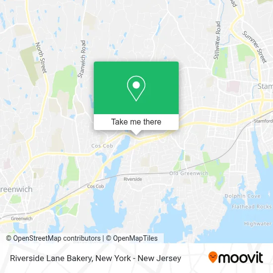 Riverside Lane Bakery map