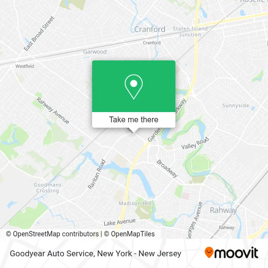 Goodyear Auto Service map