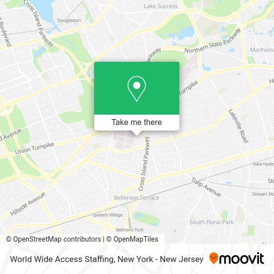 World Wide Access Staffing map