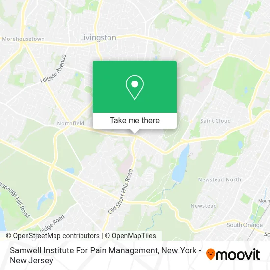 Samwell Institute For Pain Management map
