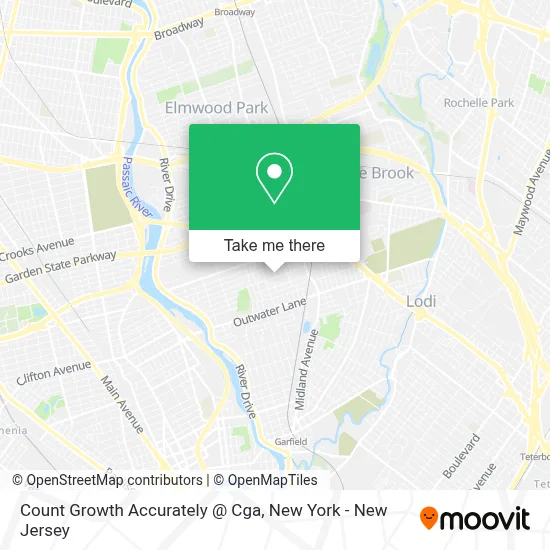 Count Growth Accurately @ Cga map
