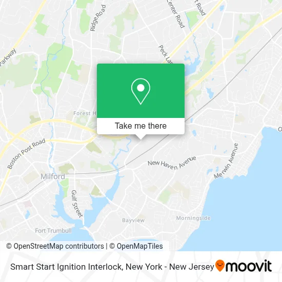 Smart Start Ignition Interlock map