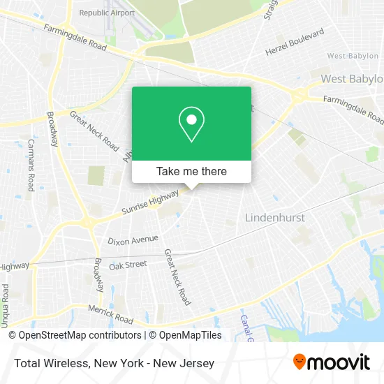 Total Wireless map