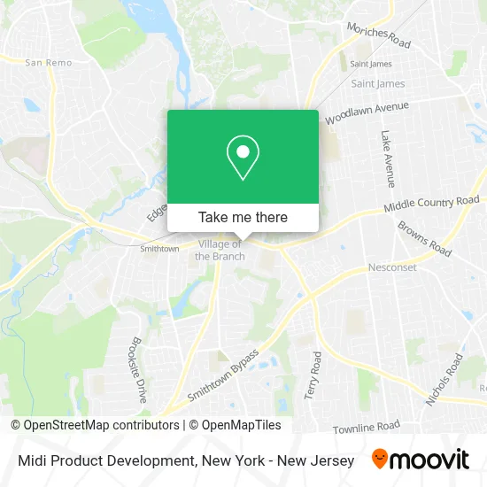Midi Product Development map