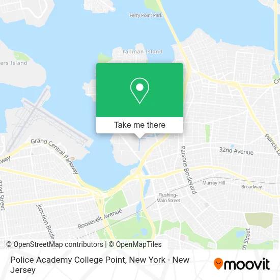 Police Academy College Point map