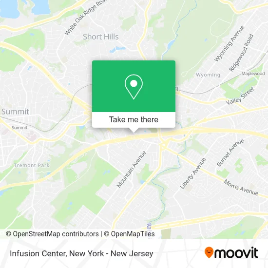 Infusion Center map