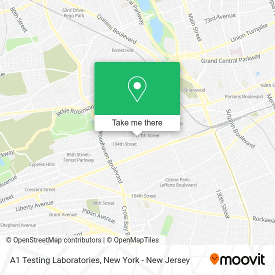 A1 Testing Laboratories map