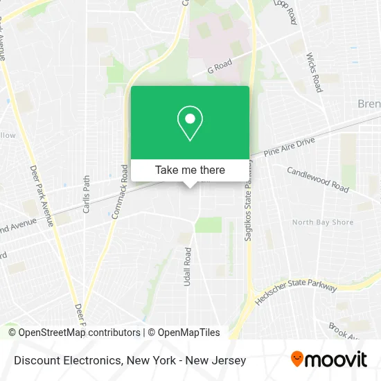 Discount Electronics map