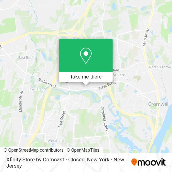 Xfinity Store by Comcast - Closed map