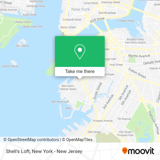 Shell's Loft map