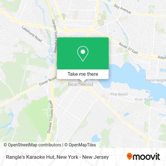 Rangle's Karaoke Hut map
