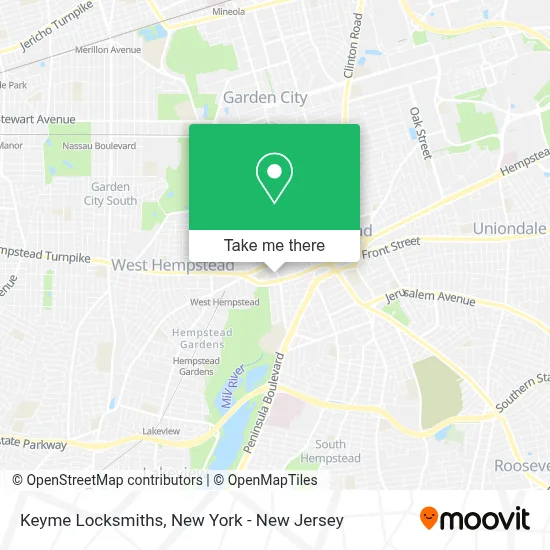Keyme Locksmiths map