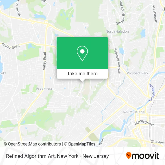 Refined Algorithm Art map