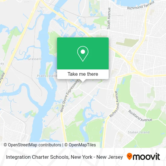 Integration Charter Schools map