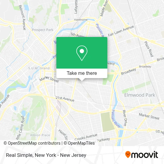 Real Simple map