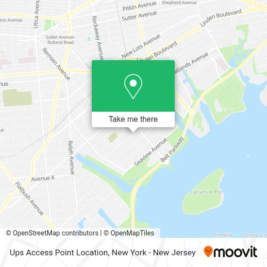 Ups Access Point Location map