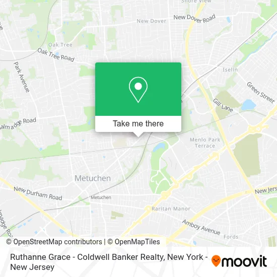Ruthanne Grace - Coldwell Banker Realty map