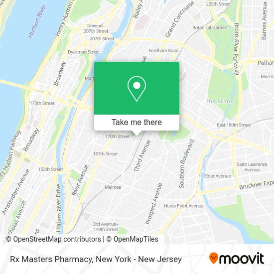 Rx Masters Pharmacy map