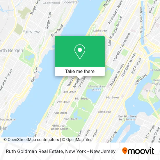 Ruth Goldman Real Estate map