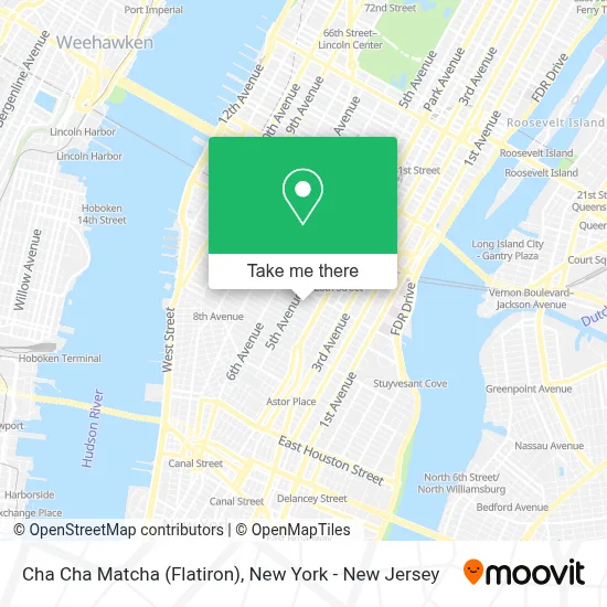 Cha Cha Matcha (Flatiron) map