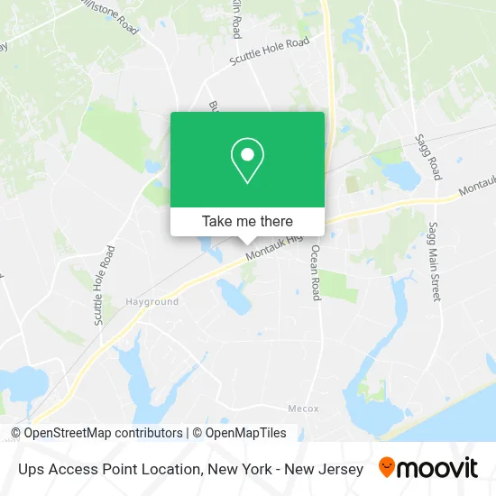 Ups Access Point Location map