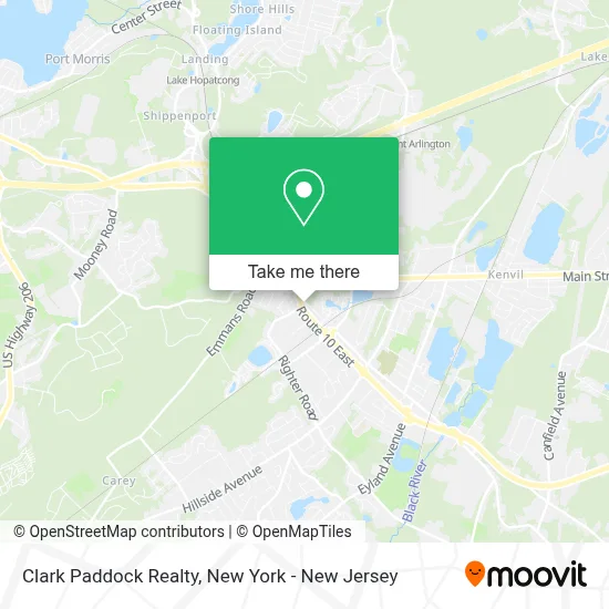 Clark Paddock Realty map
