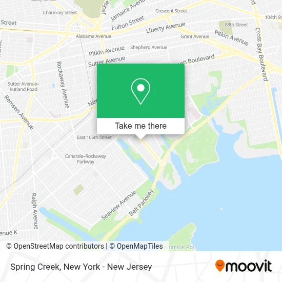 Spring Creek map