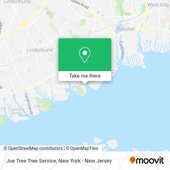 Joe Tree Tree Service map